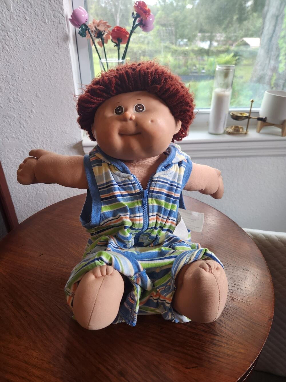 1986 Coleco Cabbage Patch Kid Doll #8 Red Hair Brown Eyes Xavier Roberts CPK
